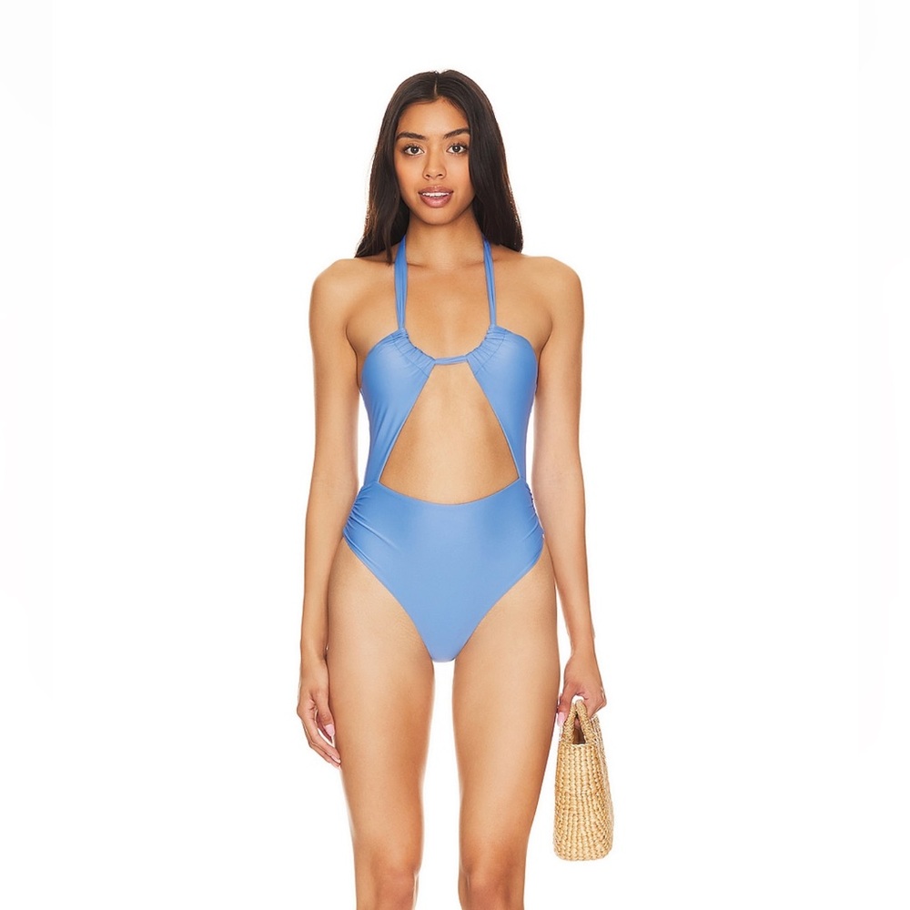 NWT Tularosa Josefina One Piece Swimsuit in Periwinkle Blue Size XS
